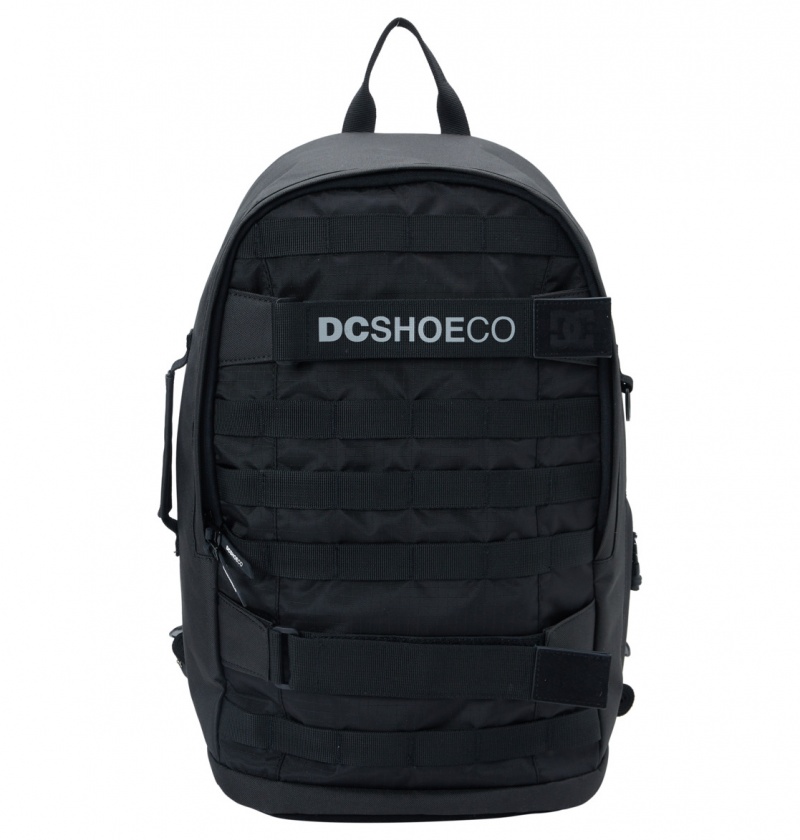 Black DC Shoes Alpha - Backpack | MTQFZN-730