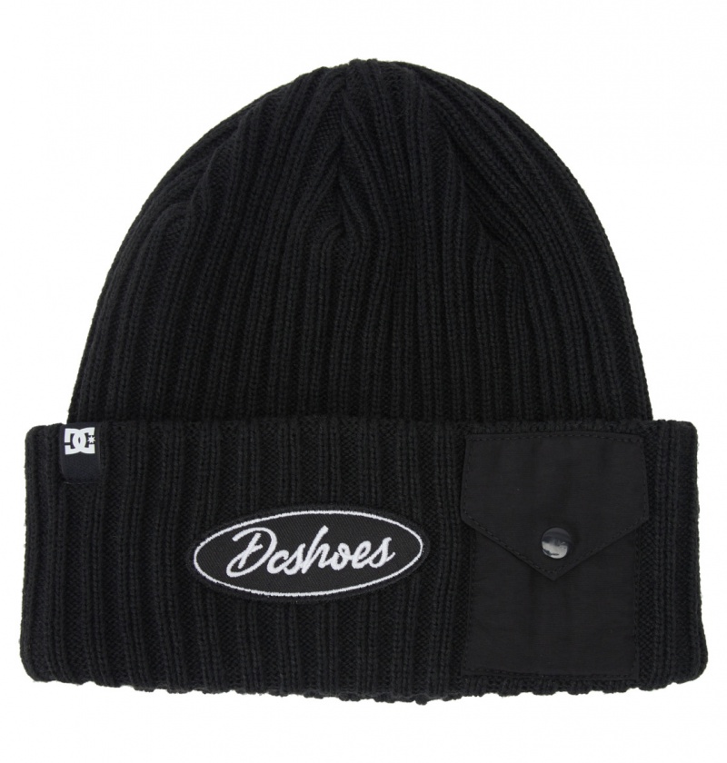 Black DC Shoes Arsenal - Beanie | ZMAWFK-518