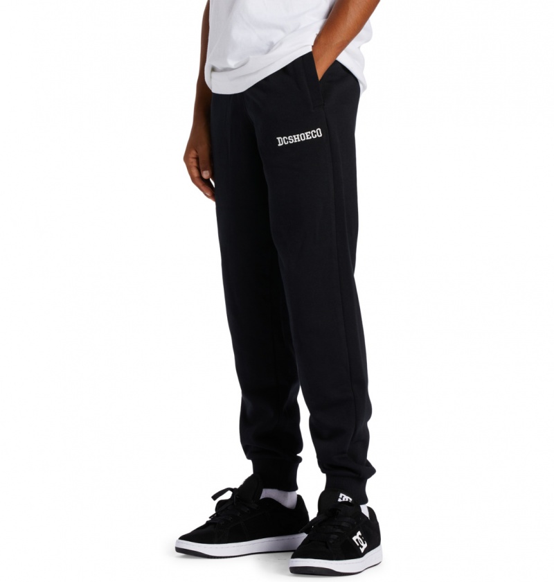 Black DC Shoes Baseline Boy - Joggers 10-16 | PHIYFC-305