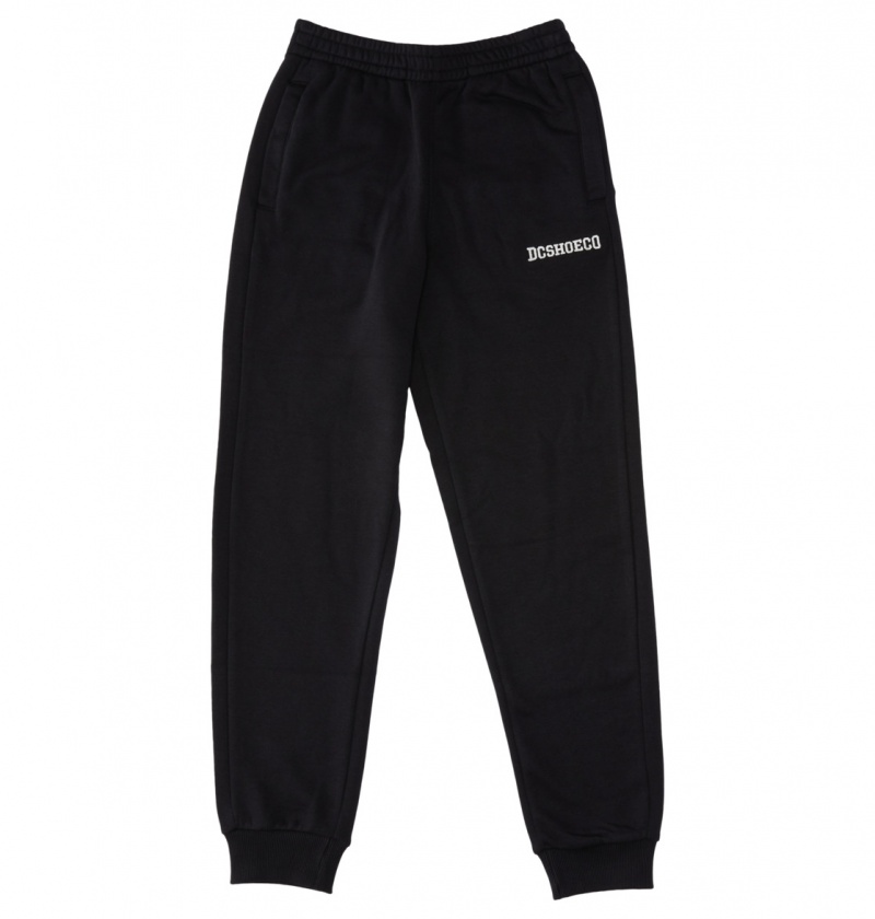 Black DC Shoes Baseline Boy - Joggers 10-16 | PHIYFC-305