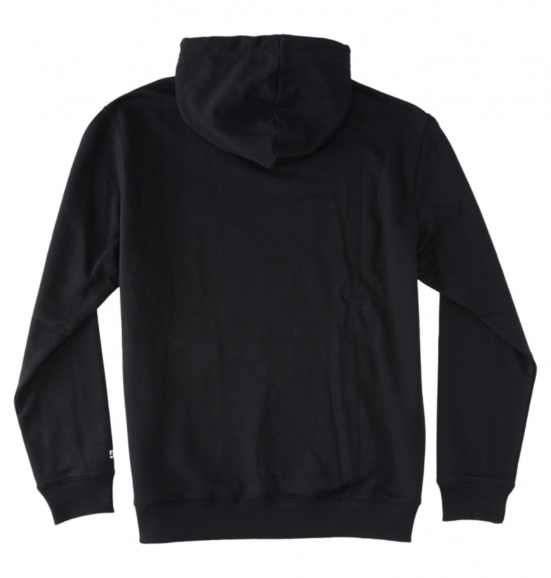 Black DC Shoes Baseline Ph - Hoodie | KHDFWP-987