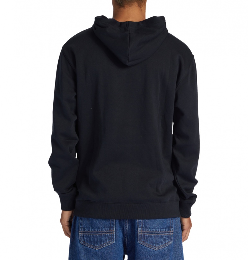 Black DC Shoes Baseline Ph - Hoodie | KHDFWP-987