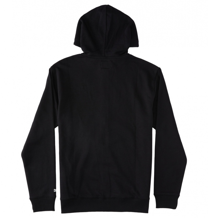 Black DC Shoes Baseline - Zip-Up Hoodie | VZWOJK-420