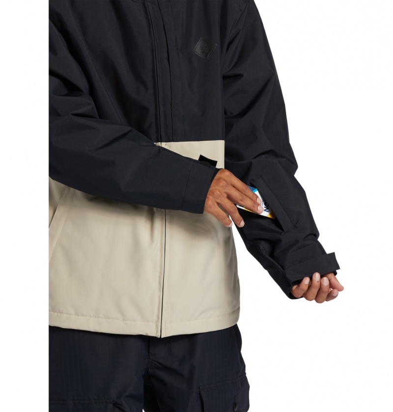 Black DC Shoes Basis - Technical Snow Jacket | WIMZFV-725