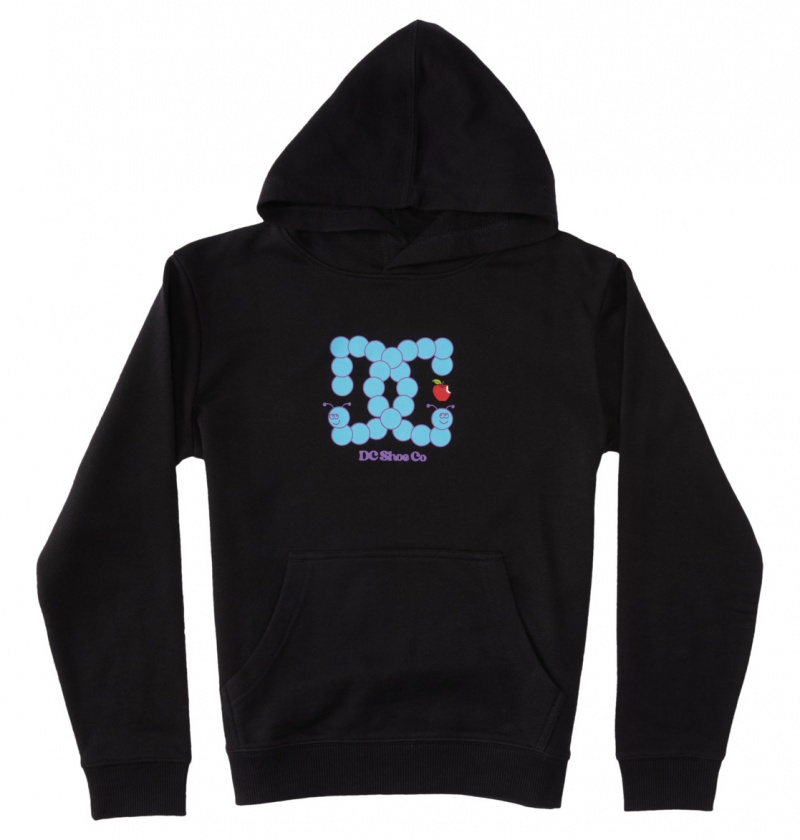 Black DC Shoes Bookworm - Hoodie 10-16 | LVQBEZ-947