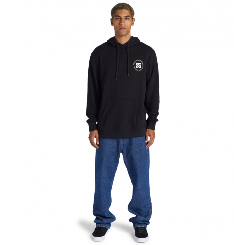 Black DC Shoes Concrete - Hoodie | JKCWME-294