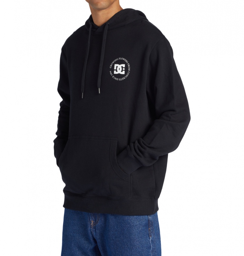 Black DC Shoes Concrete - Hoodie | JKCWME-294