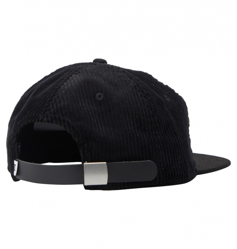 Black DC Shoes Cypher - Strapback Cap | DPGOMX-183