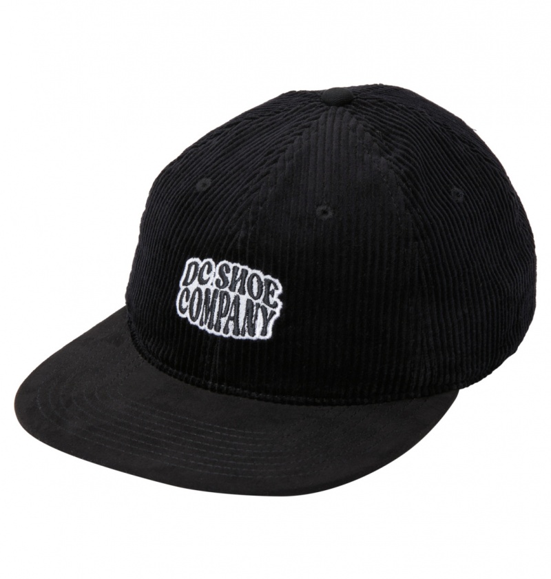 Black DC Shoes Cypher - Strapback Cap | DPGOMX-183