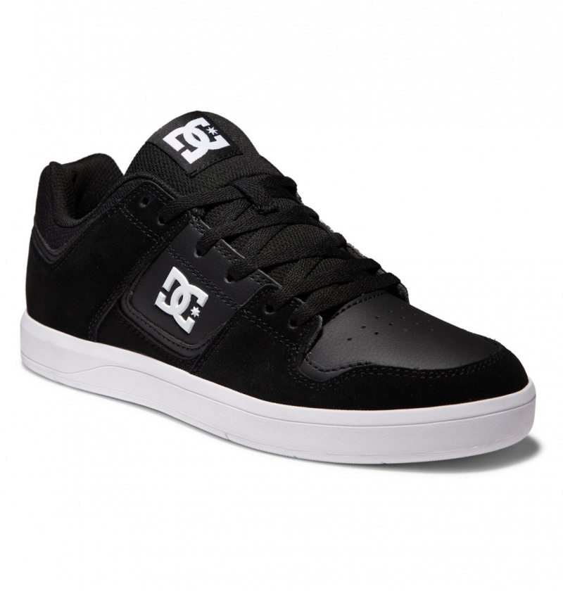 Black DC Shoes DC Cure - Leather Skate Shoes | HYPZKA-153