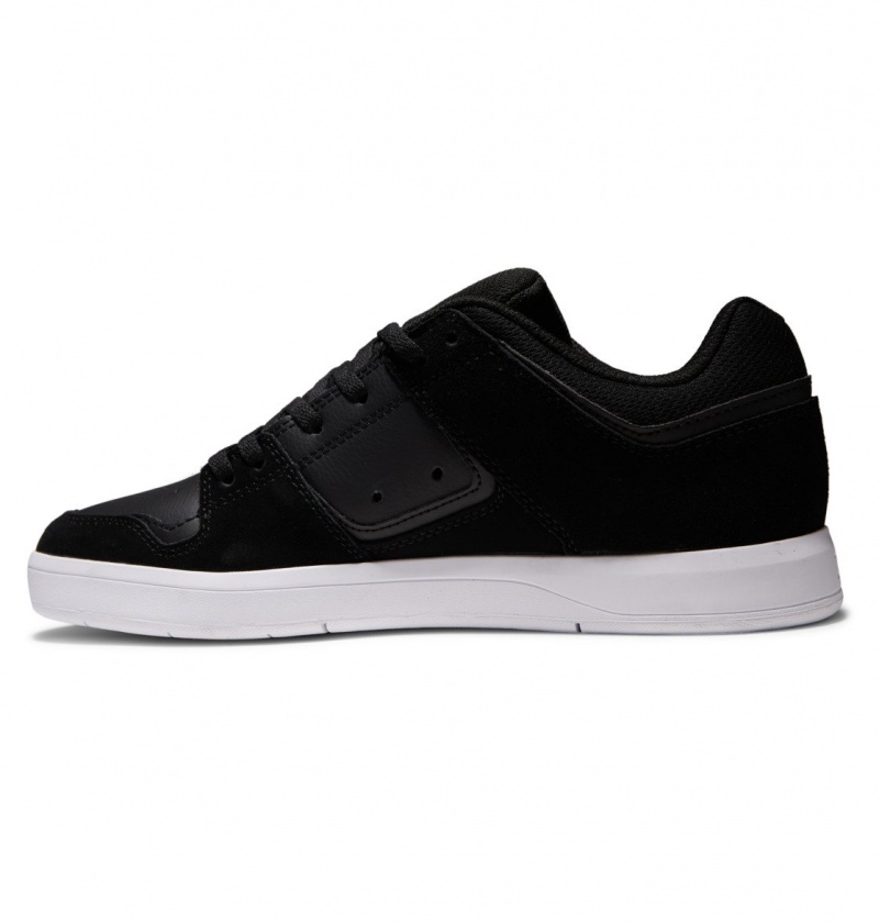 Black DC Shoes DC Cure - Leather Skate Shoes | HYPZKA-153