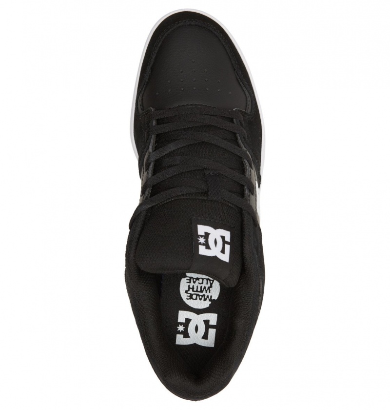 Black DC Shoes DC Cure - Leather Skate Shoes | HYPZKA-153