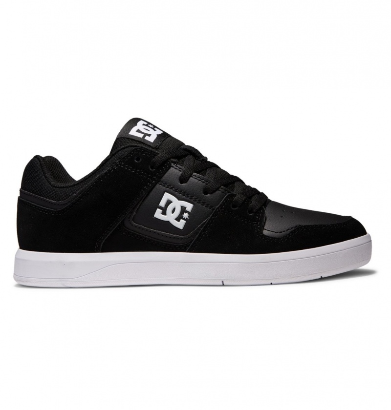 Black DC Shoes DC Cure - Leather Skate Shoes | HYPZKA-153