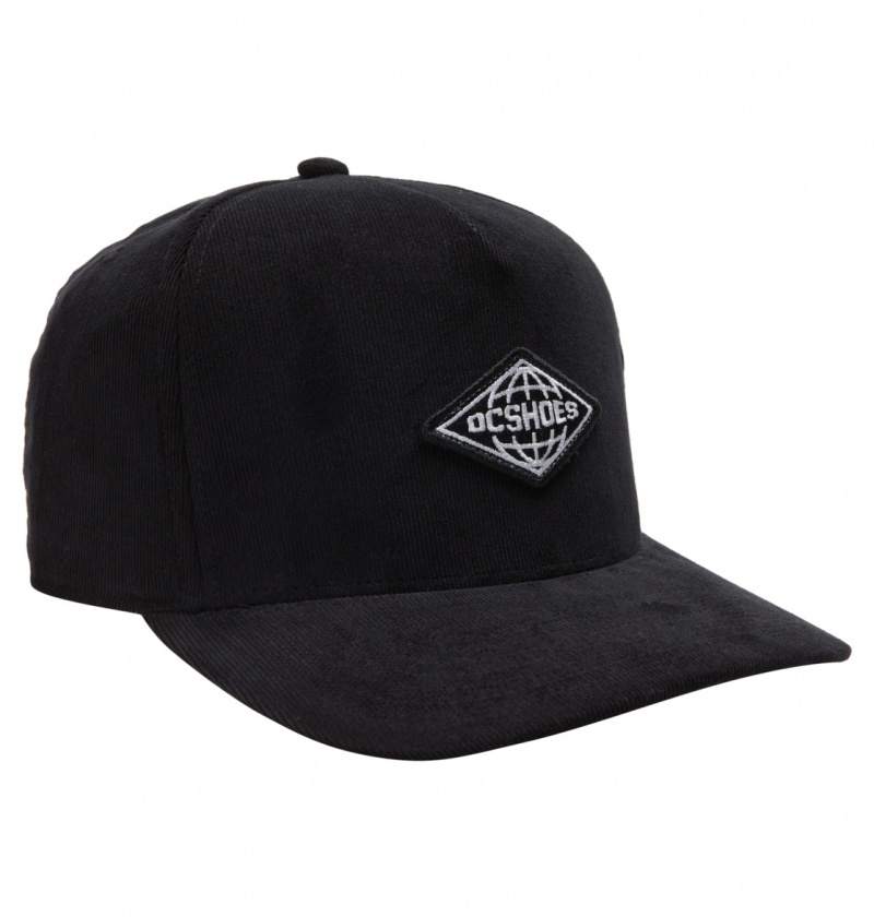 Black DC Shoes DC Expo - Snapback Cap | ZMRSXT-892