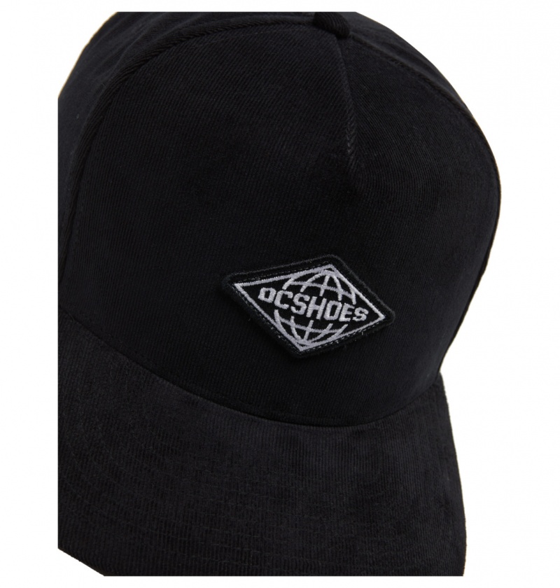 Black DC Shoes DC Expo - Snapback Cap | ZMRSXT-892