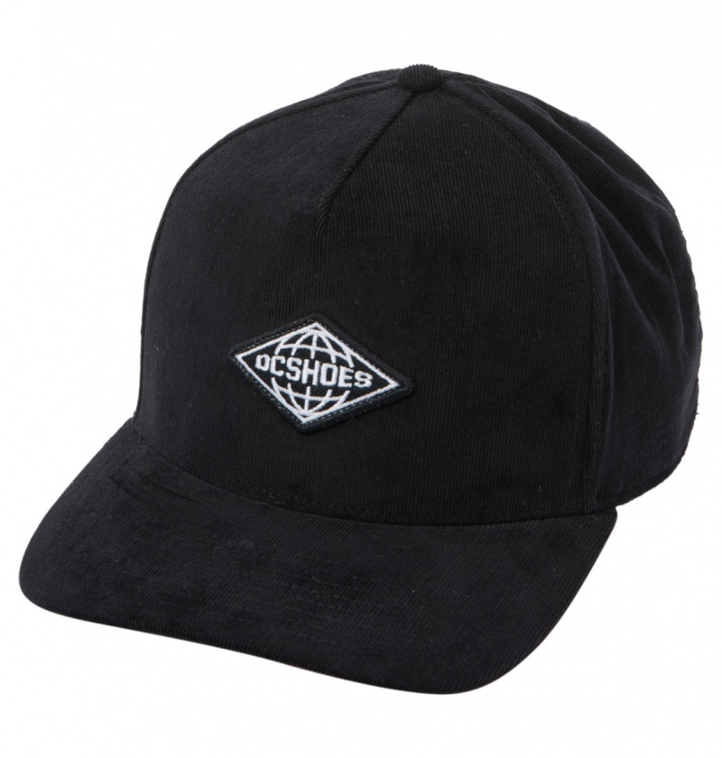 Black DC Shoes DC Expo - Snapback Cap | ZMRSXT-892