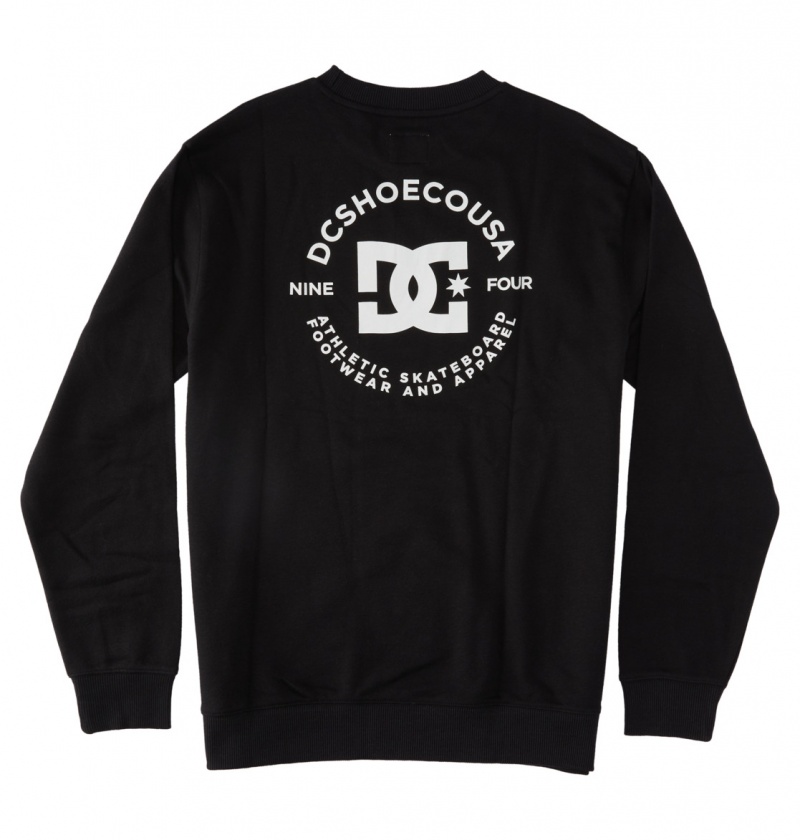 Black DC Shoes DC Star Pilot - Sweatshirt | BMUFQY-826