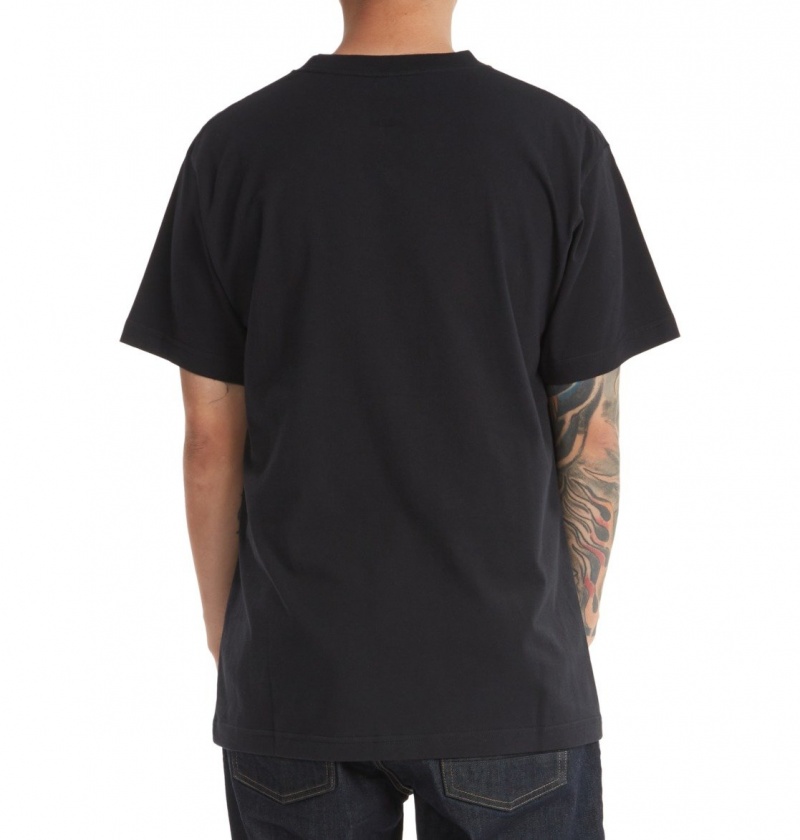 Black DC Shoes DC Star Pilot - T-Shirt | CQDIMN-542