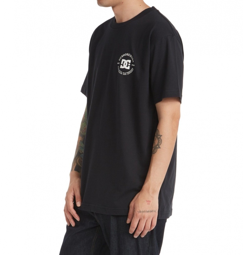 Black DC Shoes DC Star Pilot - T-Shirt | RAGMUH-291