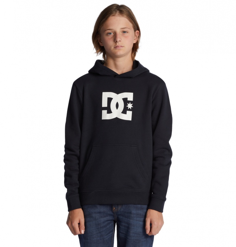 Black DC Shoes DC Star - Hoodie 8-16 | UOQBRH-246