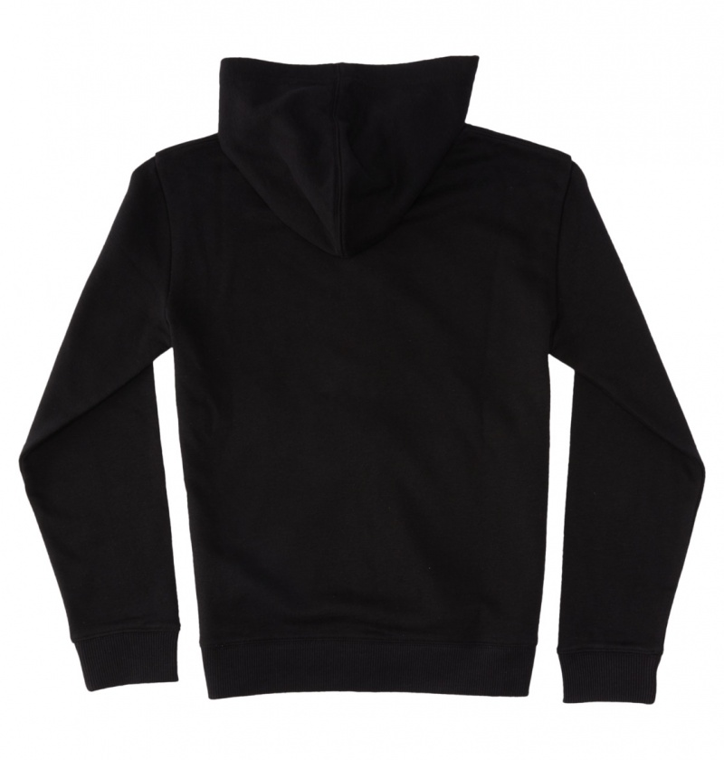 Black DC Shoes DC Star - Zip-Up Hoodie 10-16 | VHKLUF-704