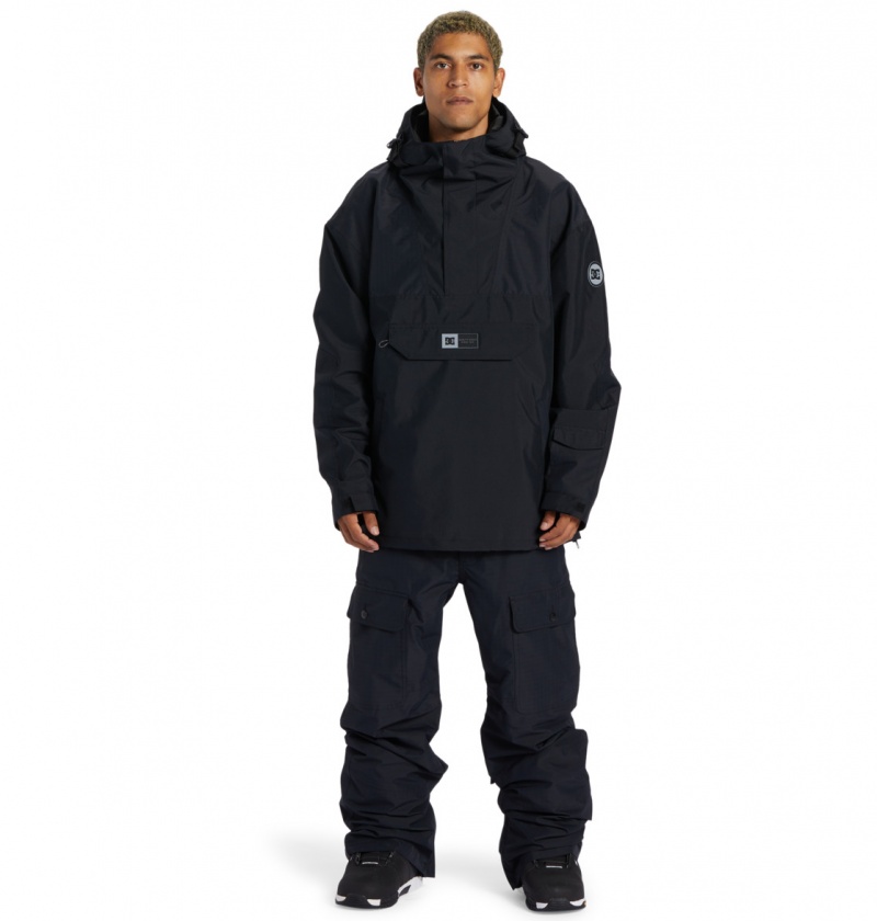 Black DC Shoes Dc-43 - Technical Anorak Snow Jacket | ZQROHE-958