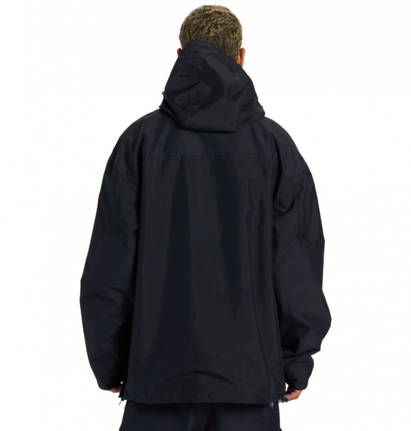 Black DC Shoes Dc-43 - Technical Anorak Snow Jacket | ZQROHE-958