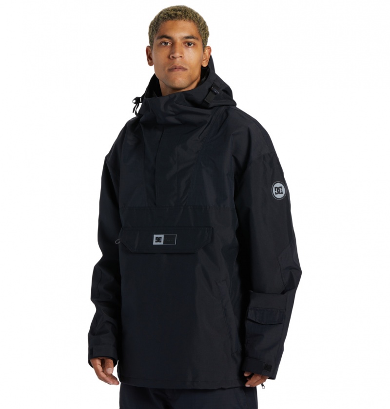 Black DC Shoes Dc-43 - Technical Anorak Snow Jacket | ZQROHE-958