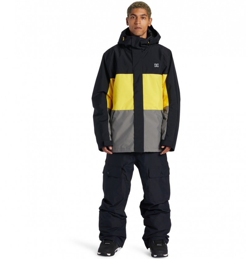 Black DC Shoes Defy - Technical Snow Jacket | DHPEJQ-712