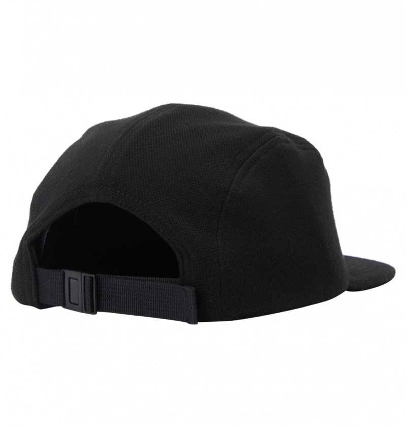 Black DC Shoes Full Sign - Snapback Cap | IMEBOV-427