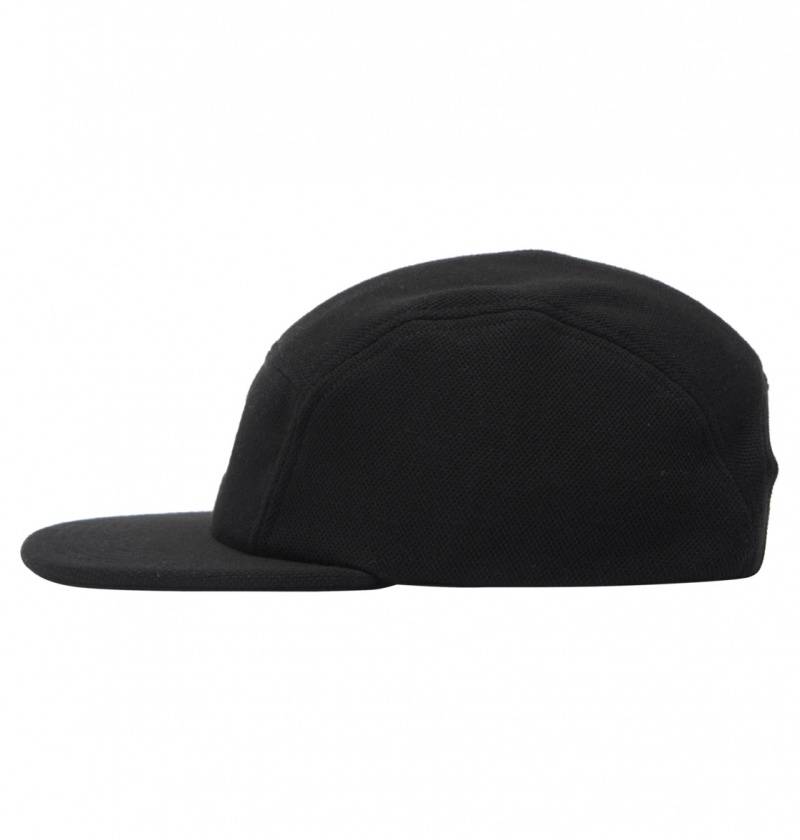 Black DC Shoes Full Sign - Snapback Cap | IMEBOV-427