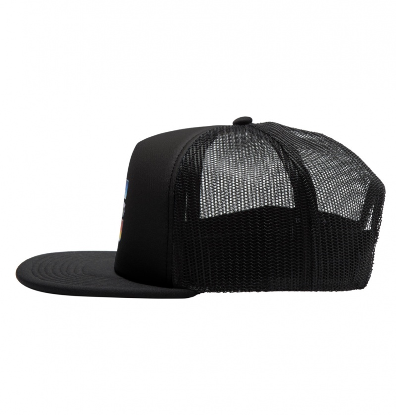 Black DC Shoes Gas Station - Trucker Cap | HIAUSM-962