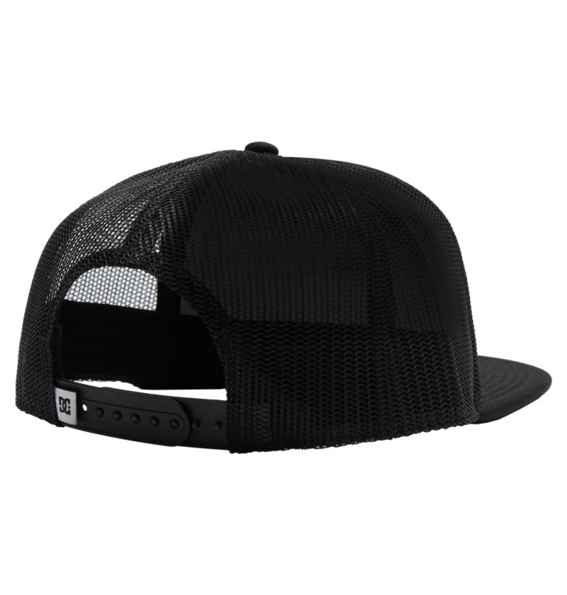 Black DC Shoes Gas Station - Trucker Cap | HIAUSM-962