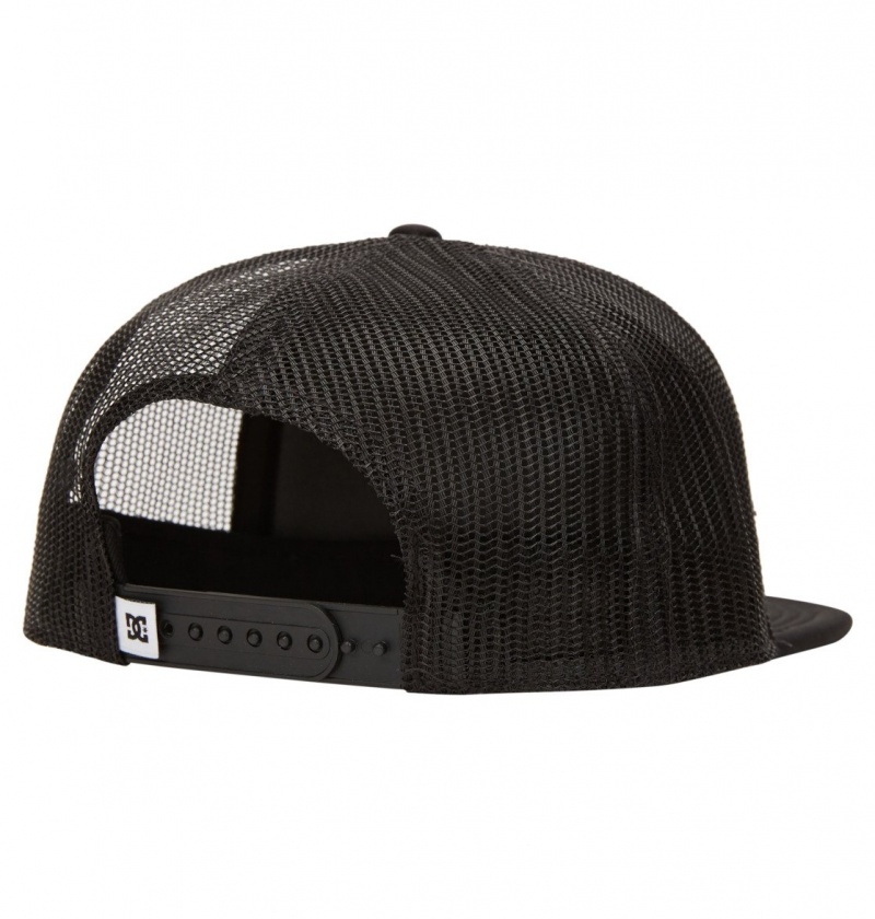 Black DC Shoes Gas Station - Trucker Cap | VRHNMW-079