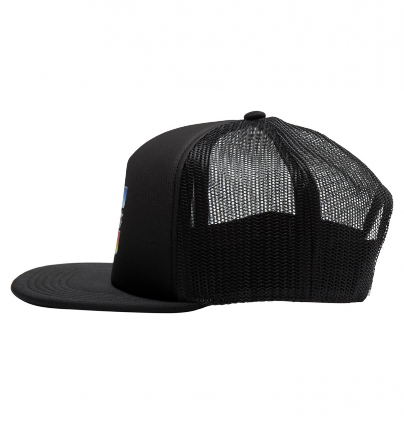 Black DC Shoes Gas Station - Trucker Cap | SIWLDU-916