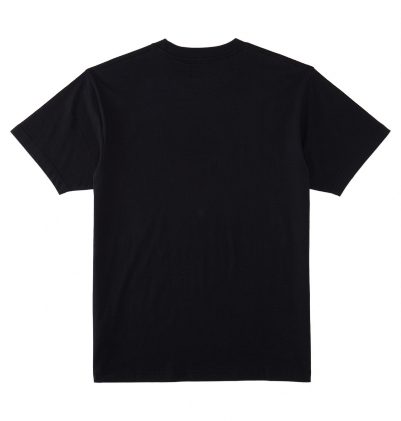 Black DC Shoes Handmade - T-Shirt | GJXLCW-596