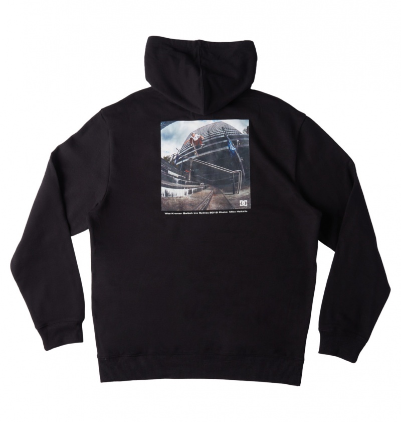 Black DC Shoes Heikkila Sw 360 Flip - Hoodie | NRXLYQ-809