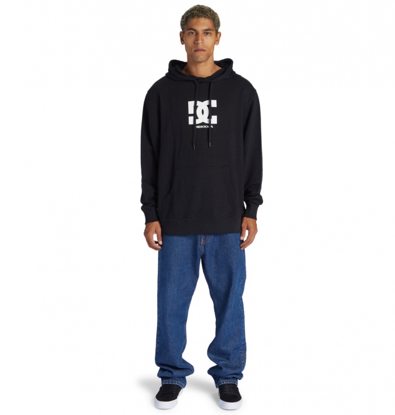 Black DC Shoes Heikkila Sw 360 Flip - Hoodie | NRXLYQ-809