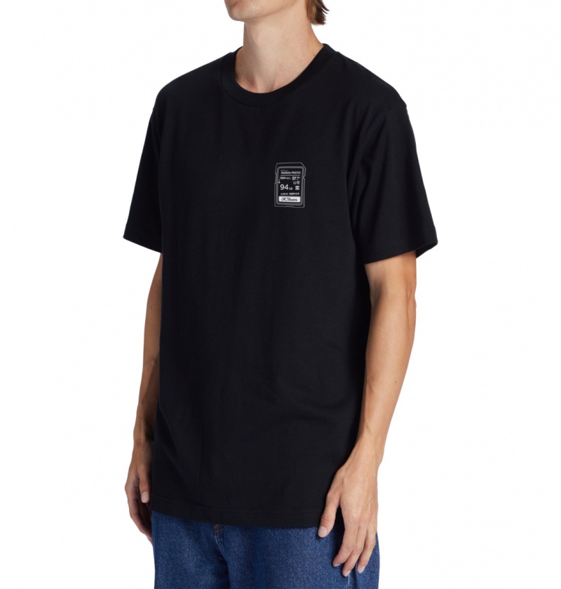 Black DC Shoes Heikkila Sw 360 Flip - T-Shirt | ORXWSN-581