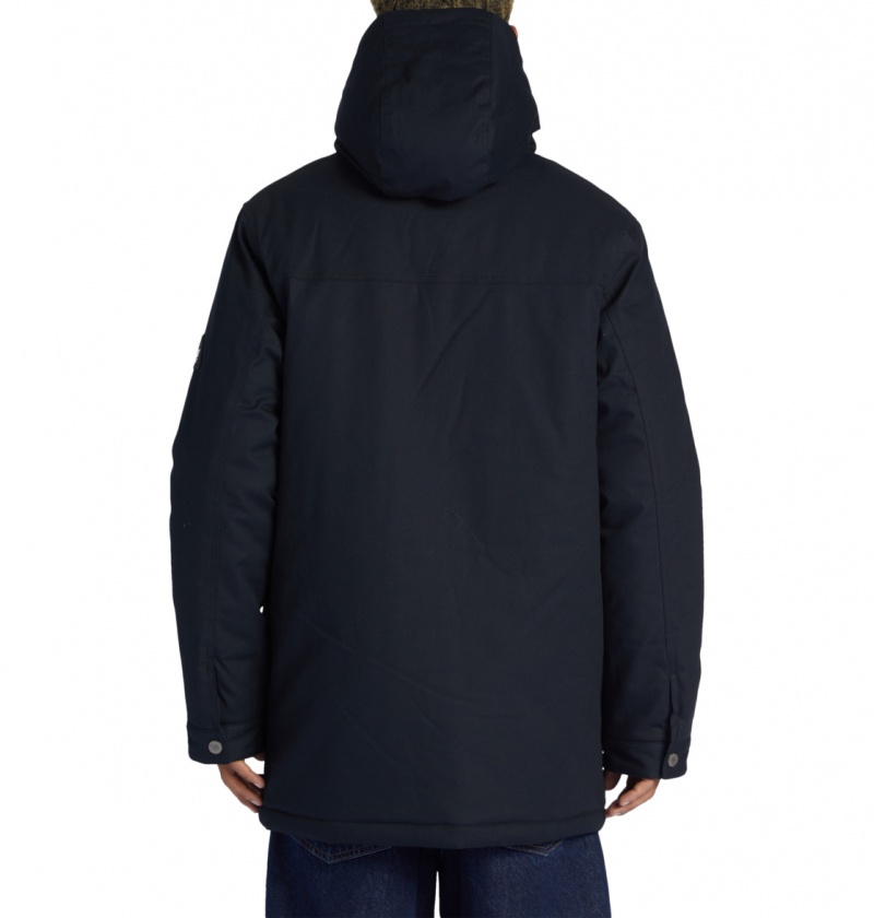 Black DC Shoes Maybury - Hooded Parka | LSDXZY-498