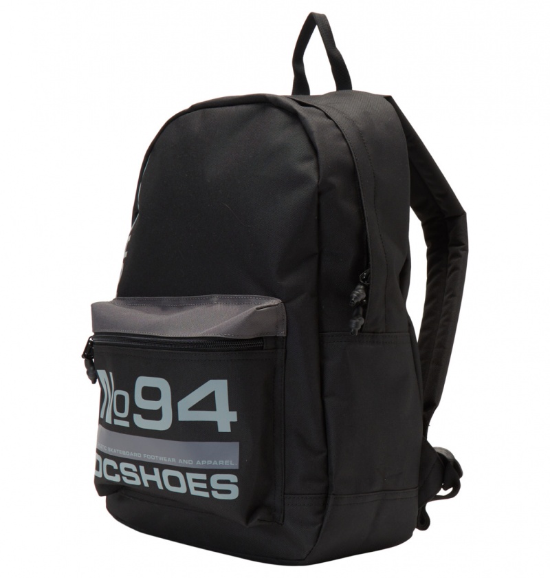 Black DC Shoes Nickel Sport 20L - Medium Backpack | SQBGKV-324