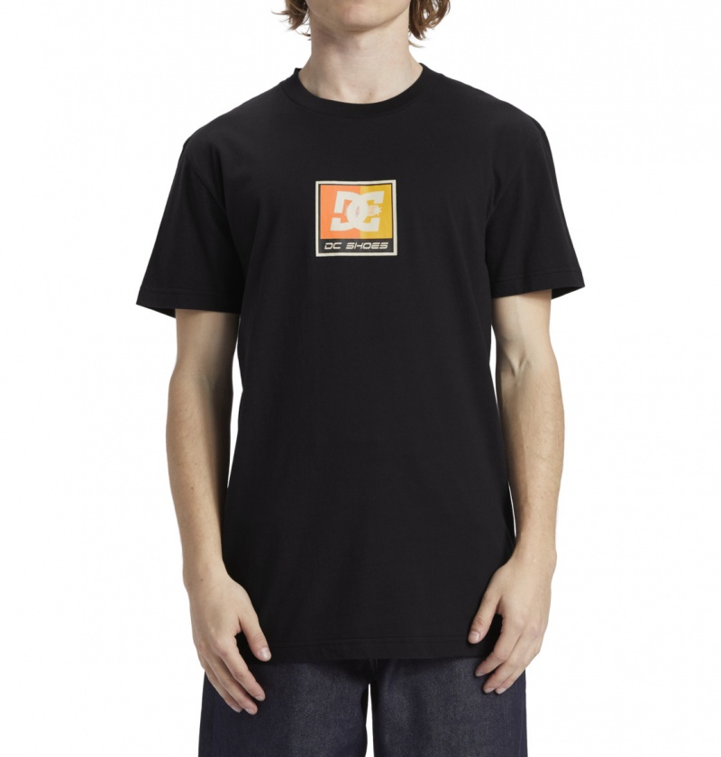 Black DC Shoes Racer - T-Shirt | NULPOZ-182