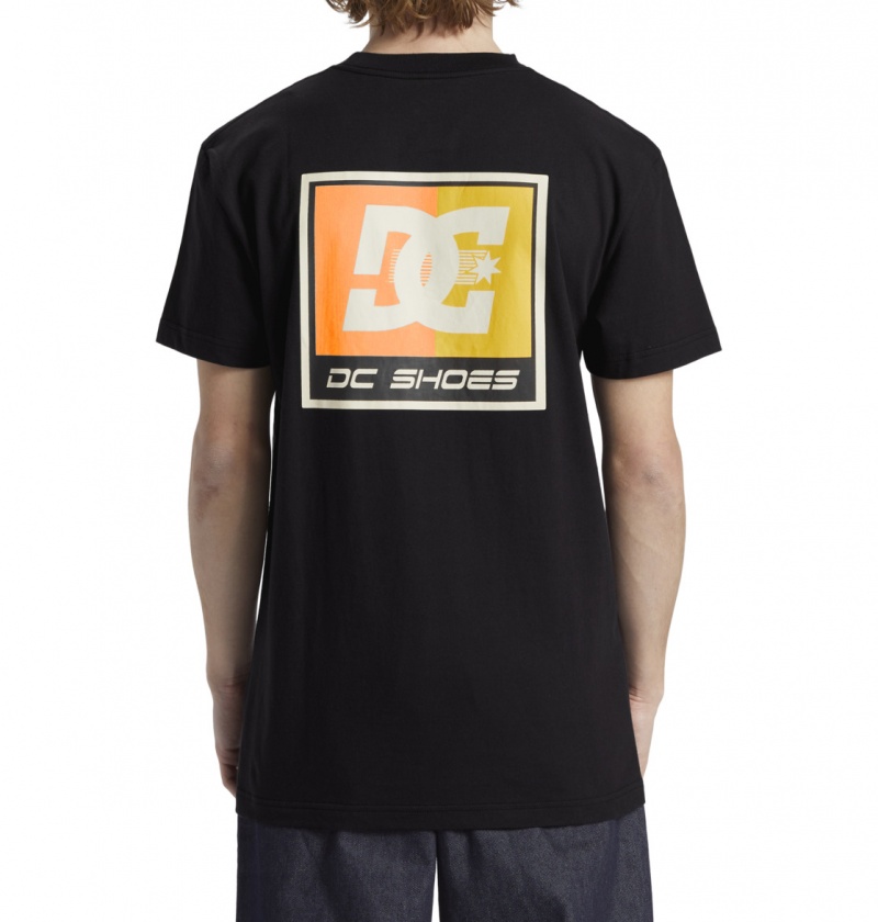 Black DC Shoes Racer - T-Shirt | NULPOZ-182