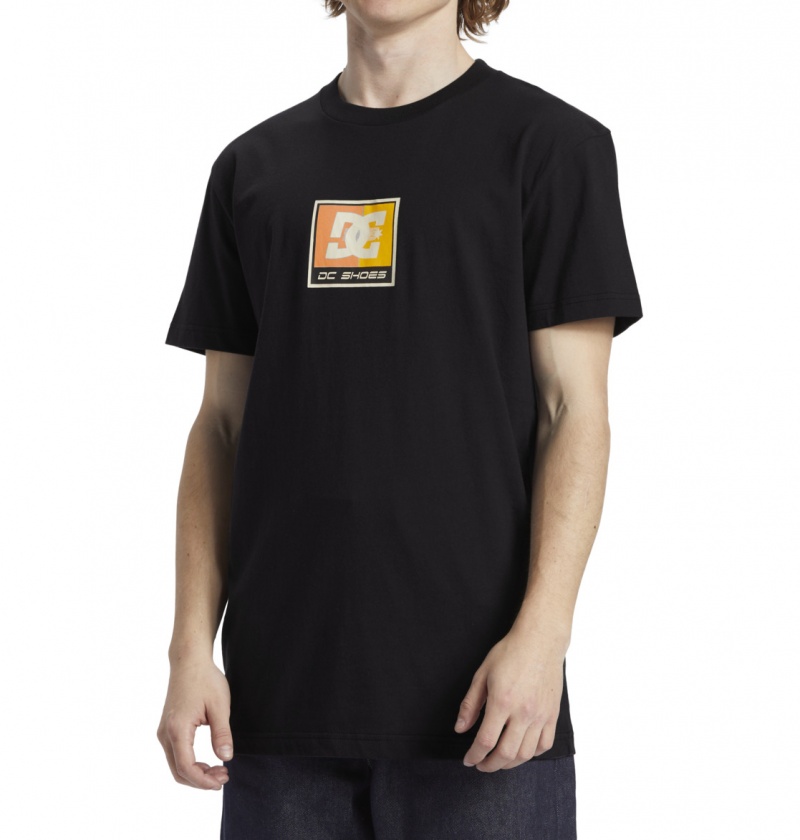 Black DC Shoes Racer - T-Shirt | NULPOZ-182