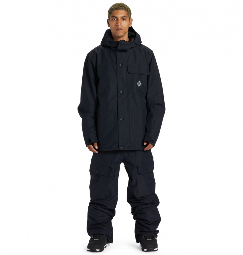 Black DC Shoes Servo - Technical Snow Jacket | SMJVAB-471