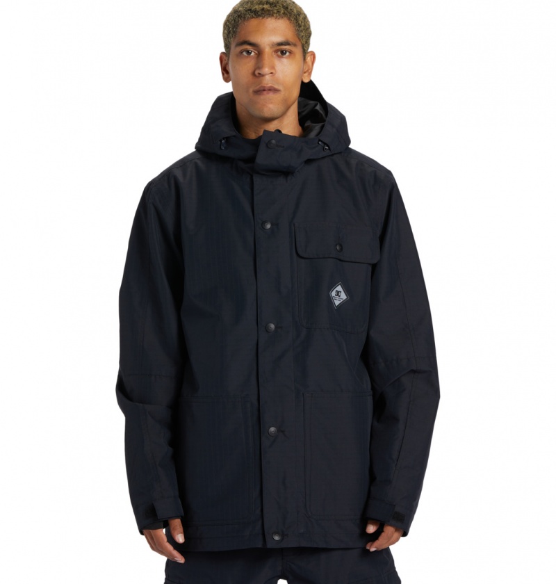 Black DC Shoes Servo - Technical Snow Jacket | SMJVAB-471