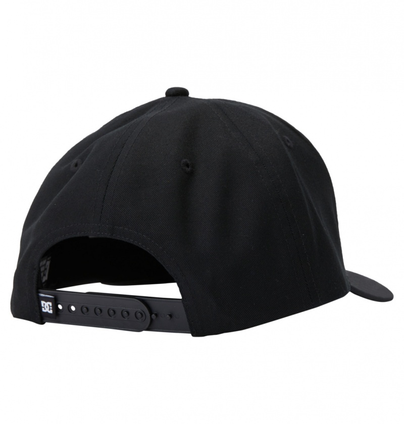 Black DC Shoes Slacker - Snapback Cap | KWMEVP-012