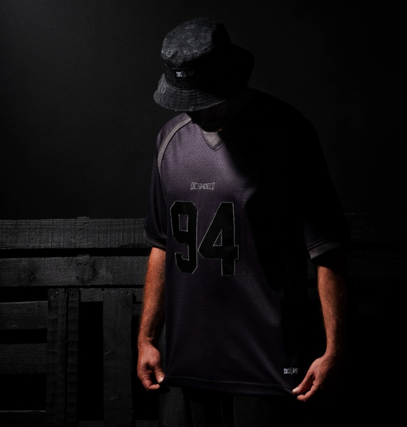 Black DC Shoes Slayer - Football Jersey | QKZHTN-275