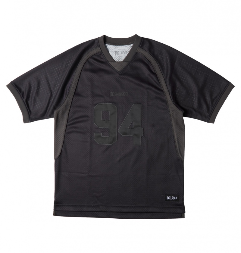 Black DC Shoes Slayer - Football Jersey | QKZHTN-275