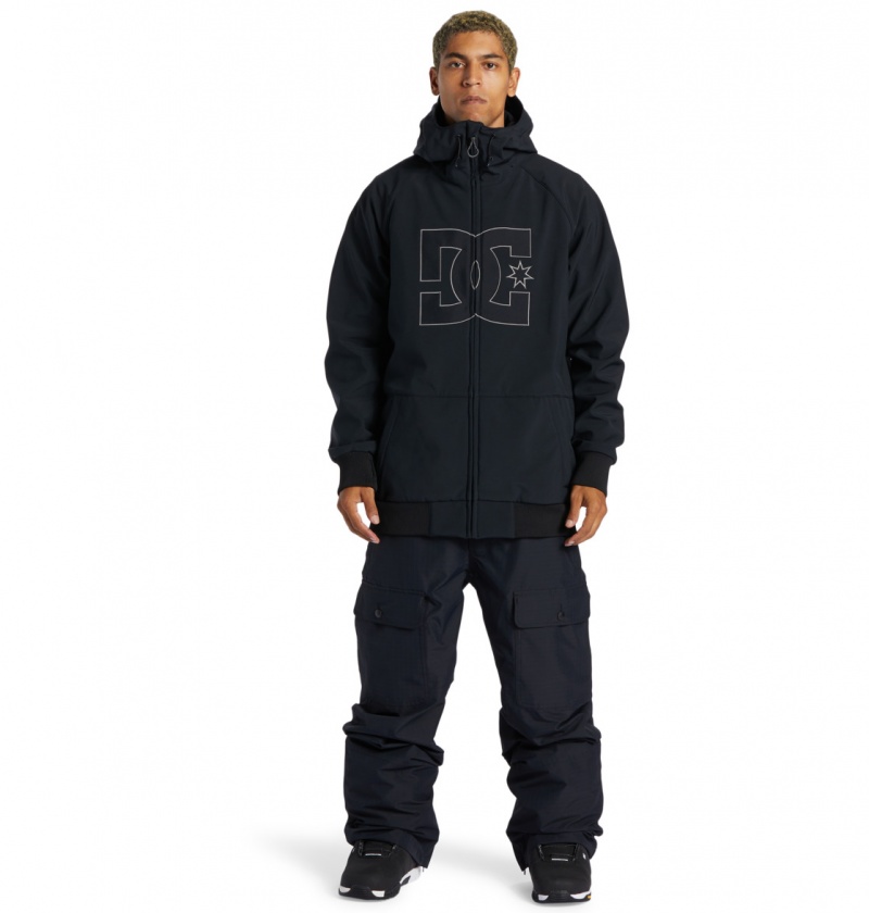 Black DC Shoes Spectrum - Technical Softshell Snow Jacket | XPTJRG-095